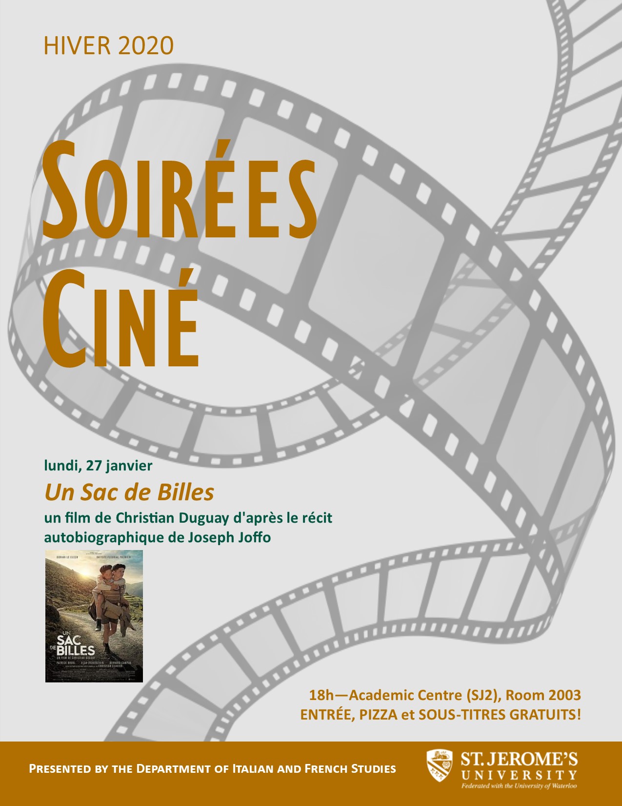Cine Soiree Winter 2020 Films